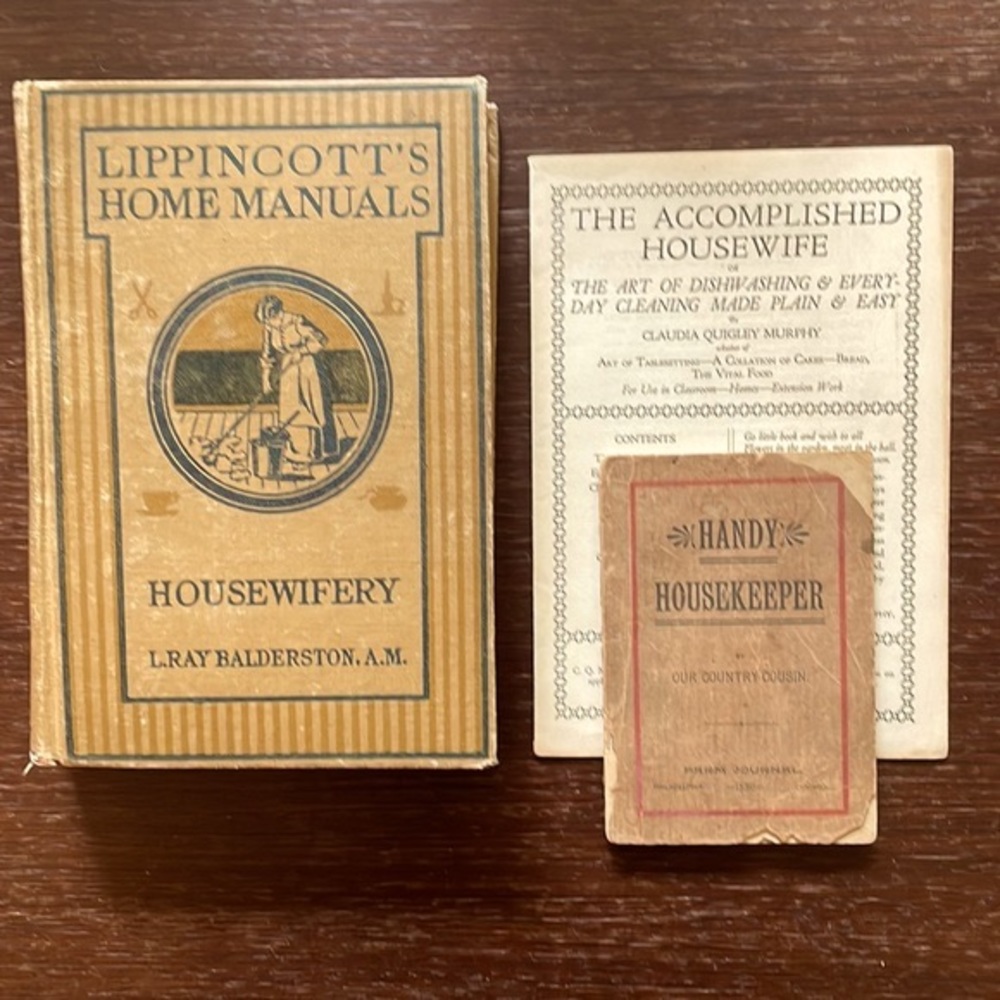 Bundle Set/3 Antique Housecleaning Manuels